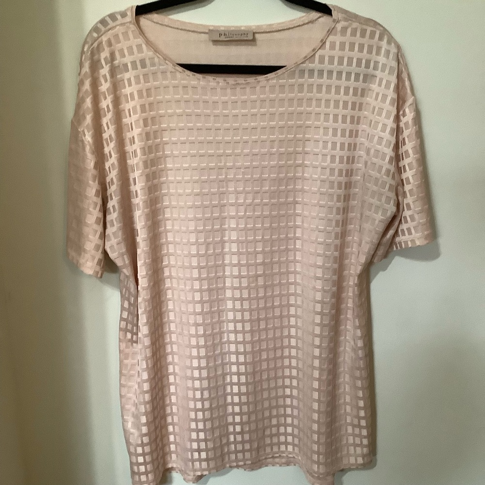 PHILOSOPHY Peach/Pink Top